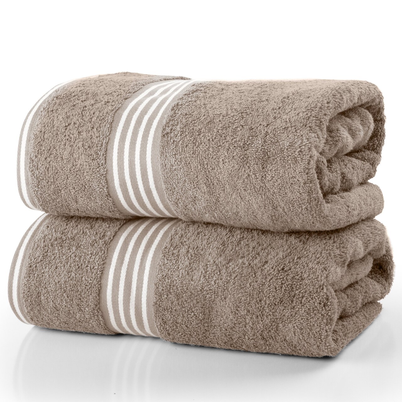 2Pc Bath Towels 100% Cotton Towel Set 35X70in Extra Large Bath Towels Absorbent